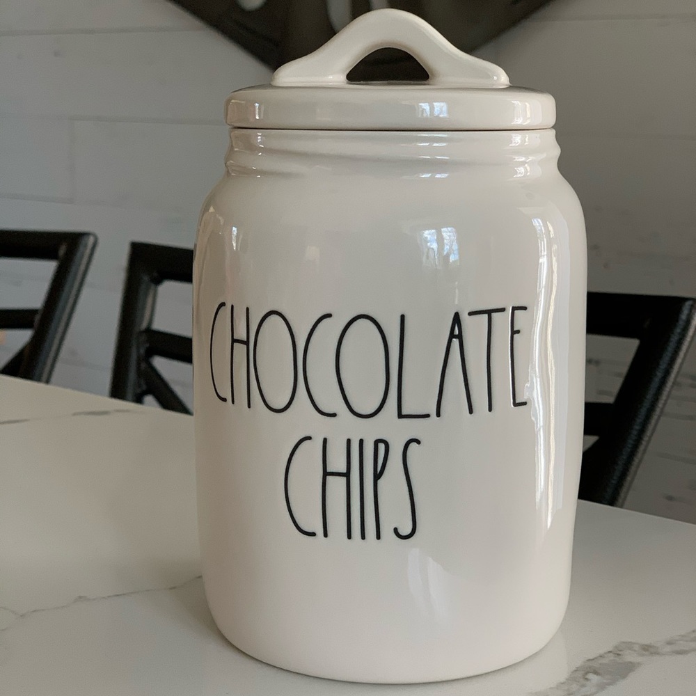 Rae Dunn Baby CHOCOLATE CHIPS Canister